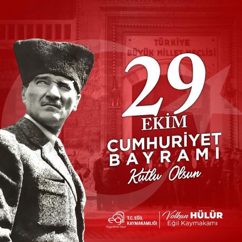 29 Ekim Cumhuriyet Bayramının 101. Yıl Dönümü dolasıyla düzenlenen etkinliğe Sayın Kaymakamımız Volkan HÜLÜR katılım sağladı.